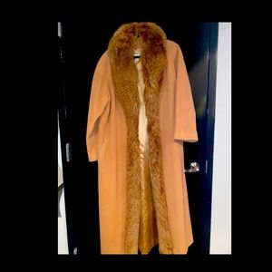 Wool/Fox Fur Coat